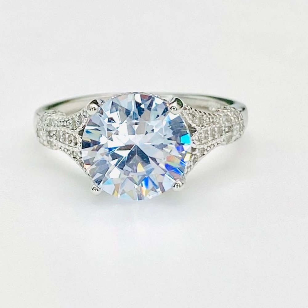Solitare Cubic Zircon Ring